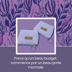 Porte-monnaie Velours Côtelé