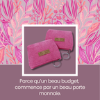 Porte-monnaie Velours Côtelé