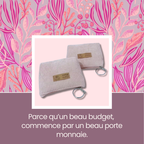 Porte-monnaie Velours Côtelé