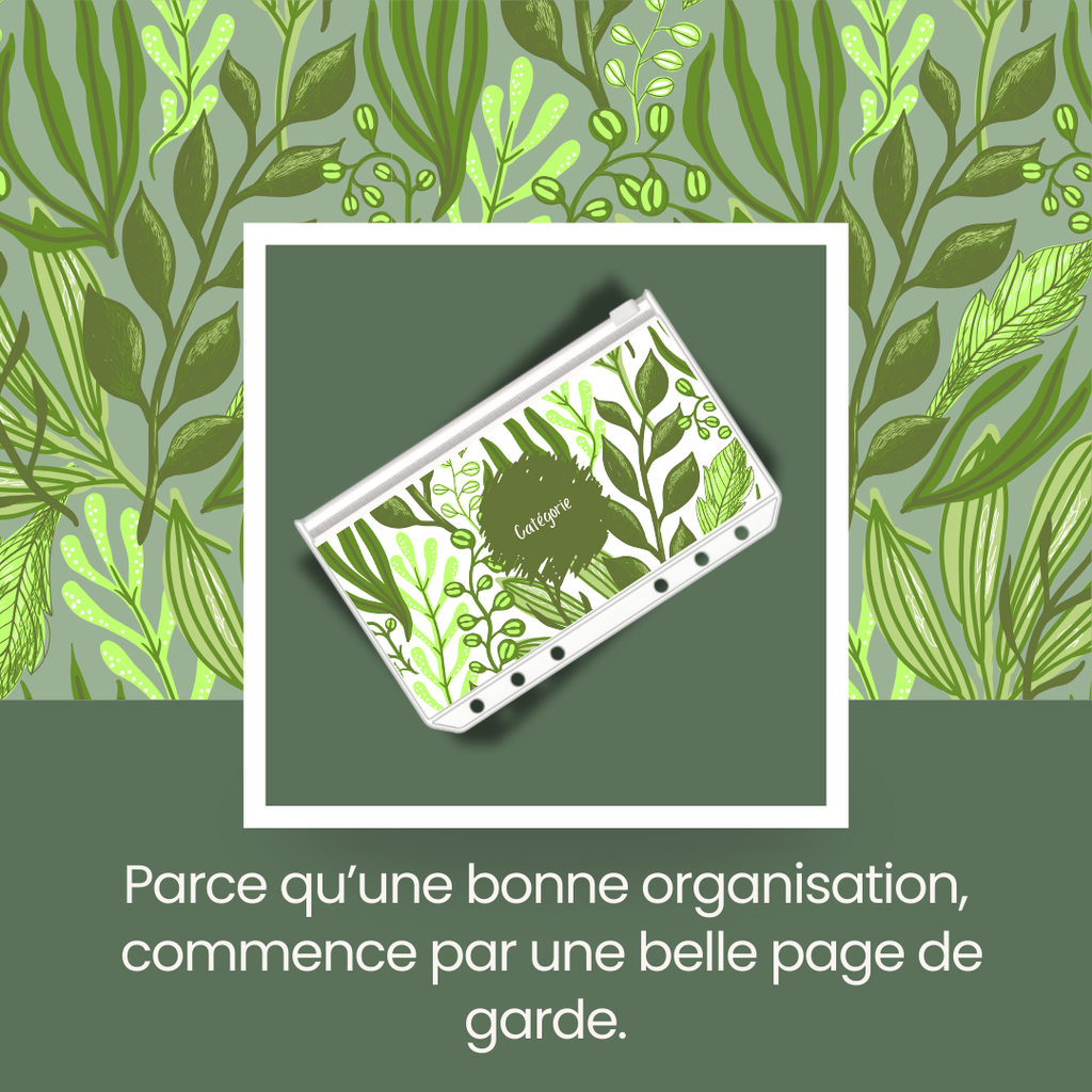 Page de garde personnalisée