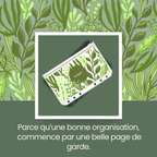 Page de garde personnalisée