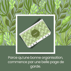 Page de garde personnalisée