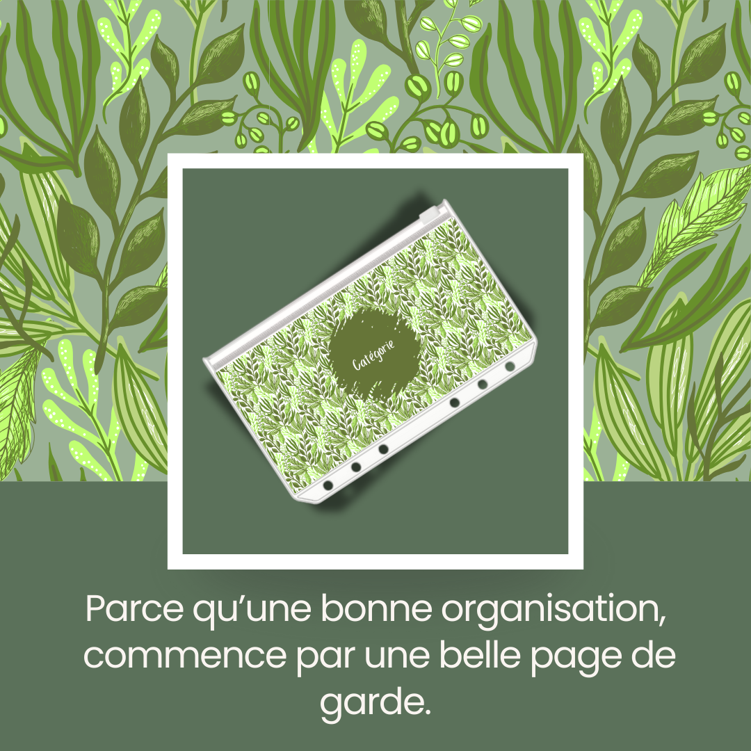 Page de garde personnalisée