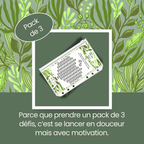 Pack de 3 Défis