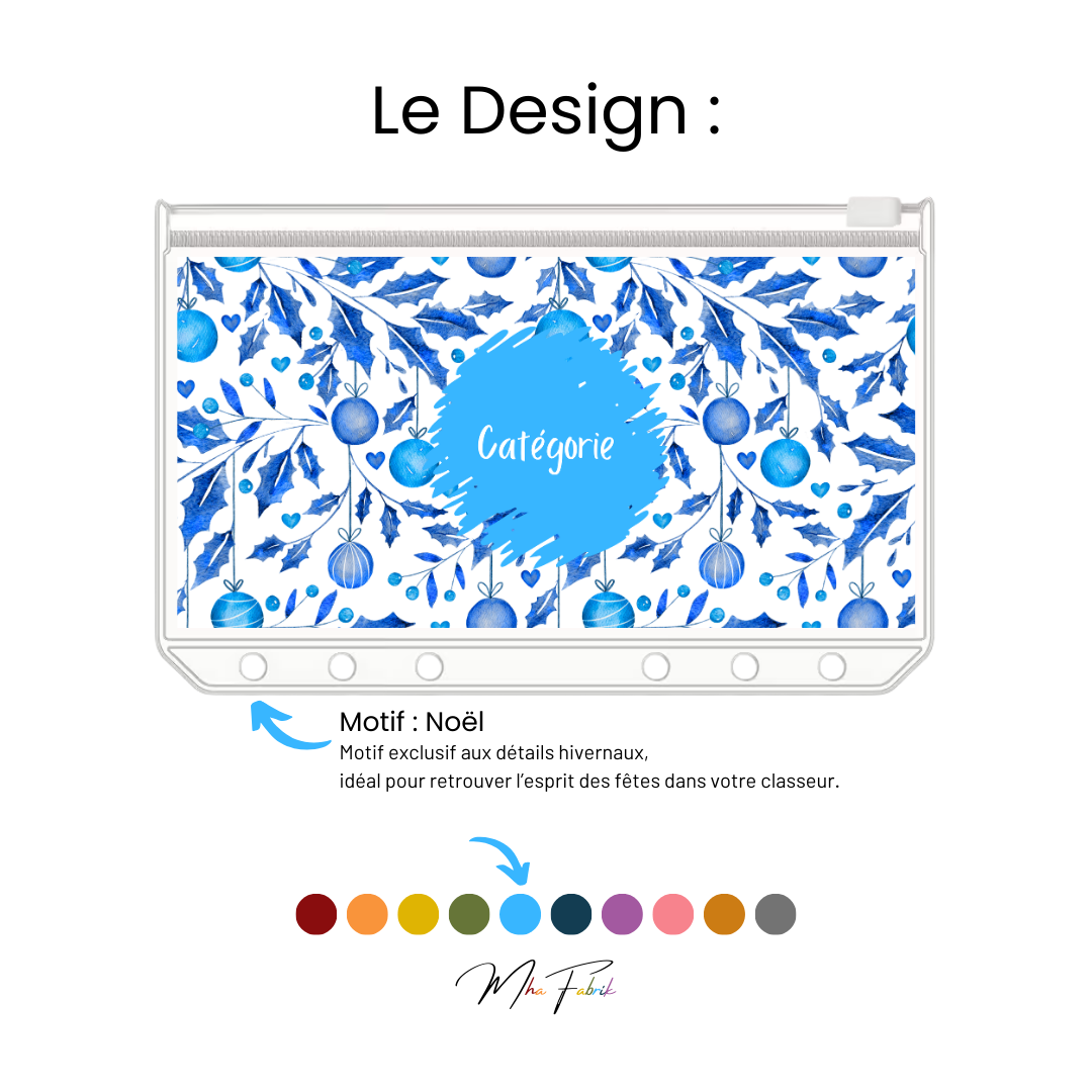 Pack de 12 Pages de garde Édition Limitée Noël