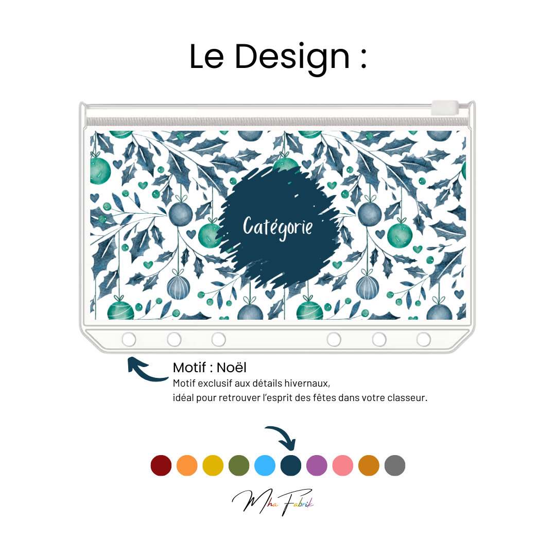 Pack de 12 Pages de garde Édition Limitée Noël