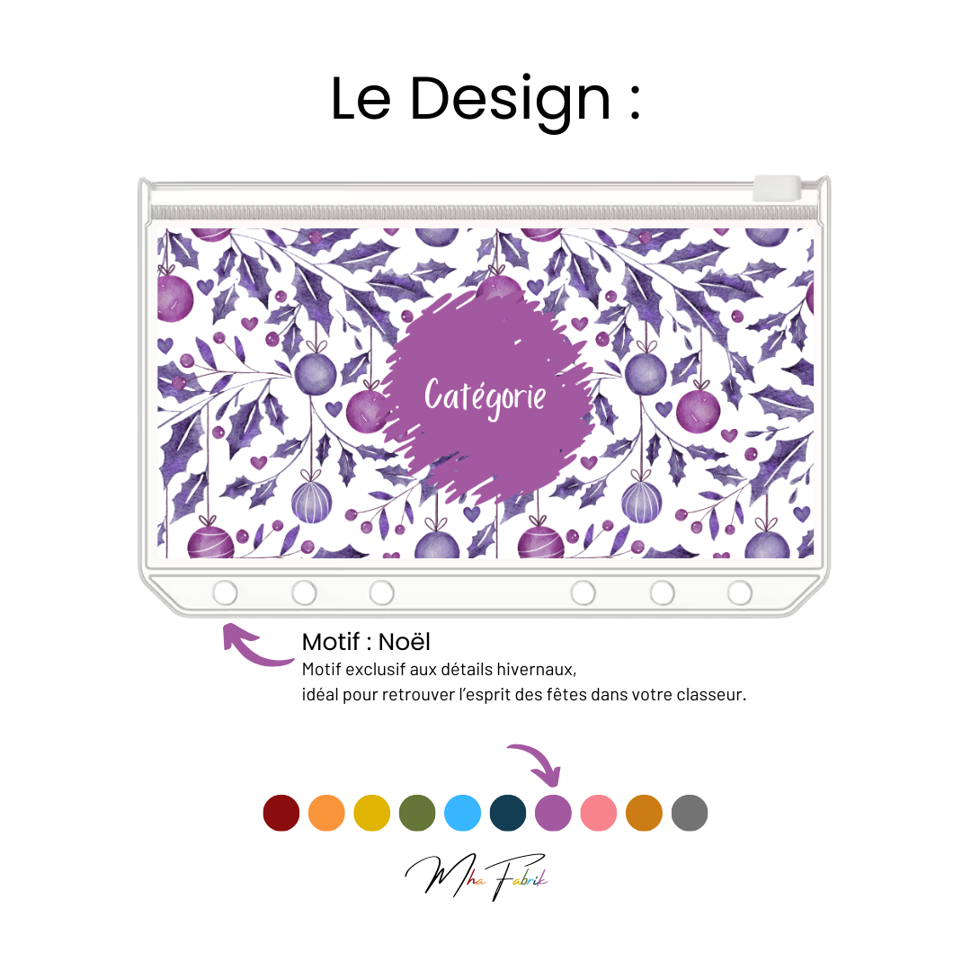 Pack de 12 Pages de garde Édition Limitée Noël