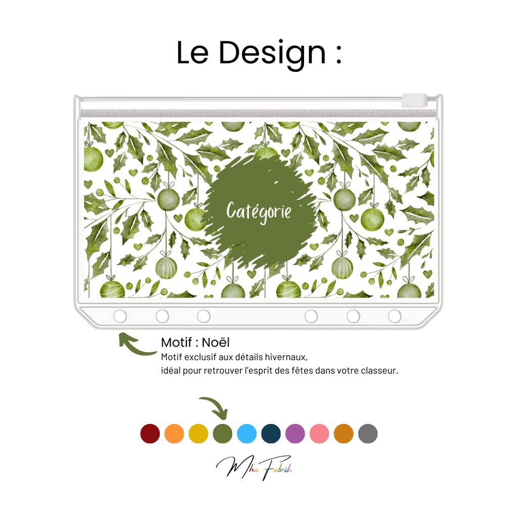 Pack de 12 Pages de garde Édition Limitée Noël