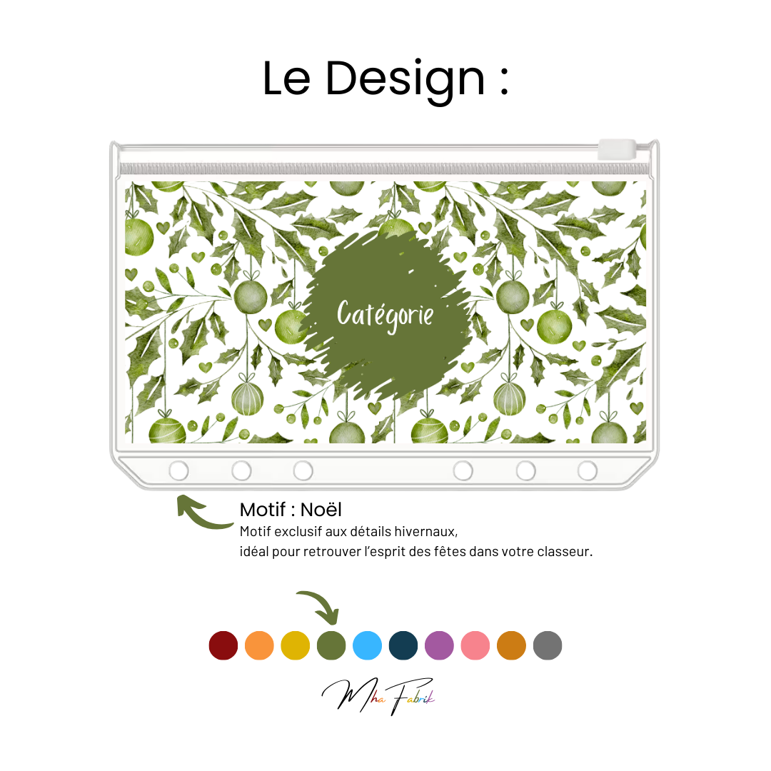 Pack de 12 Pages de garde Édition Limitée Noël