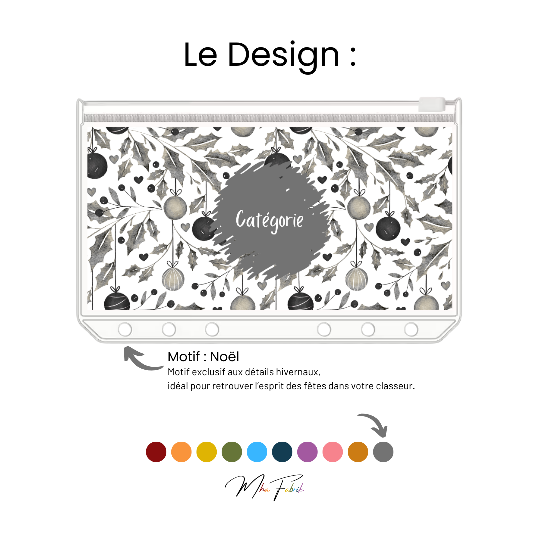 Pack de 12 Pages de garde Édition Limitée Noël