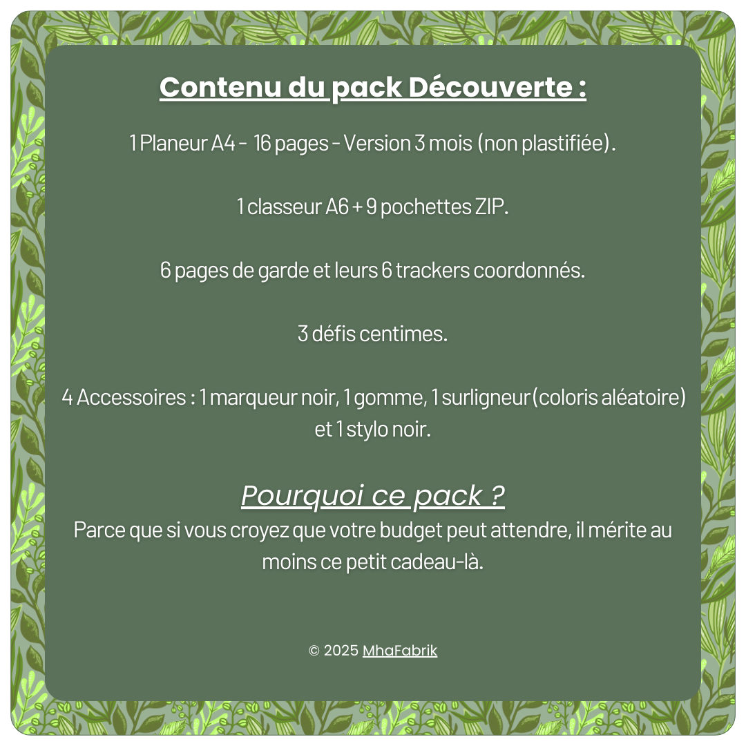 Pack Découverte